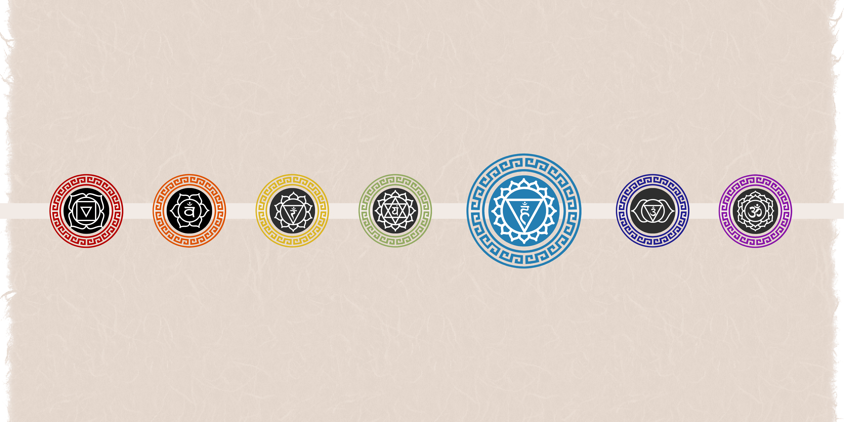 throat chakra sign banner