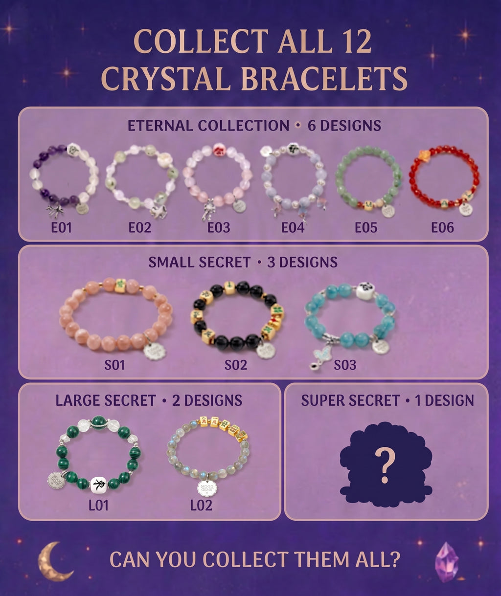 Crystal Bracelet Blind Box Series