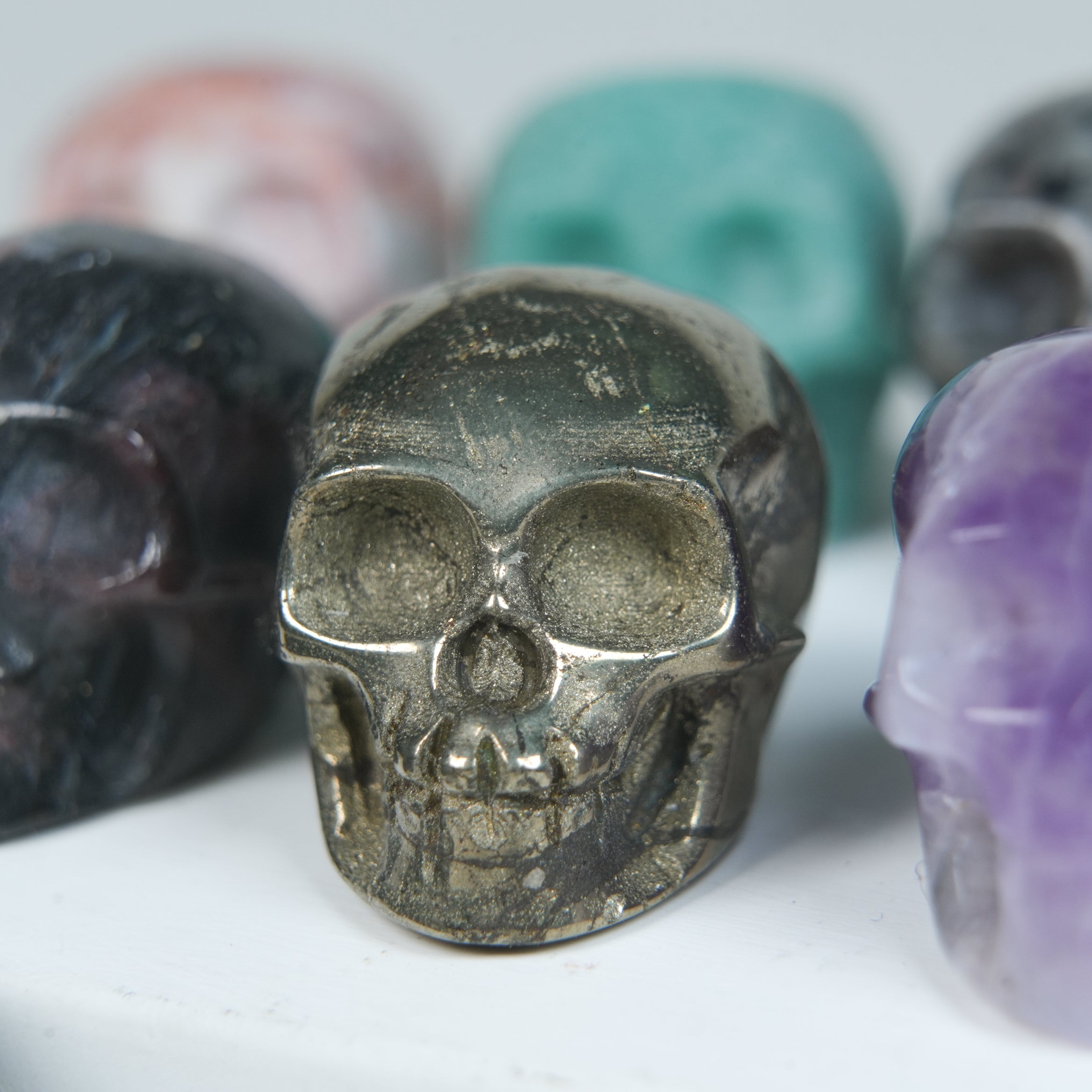 5pcs Set Halloween Skull Carving