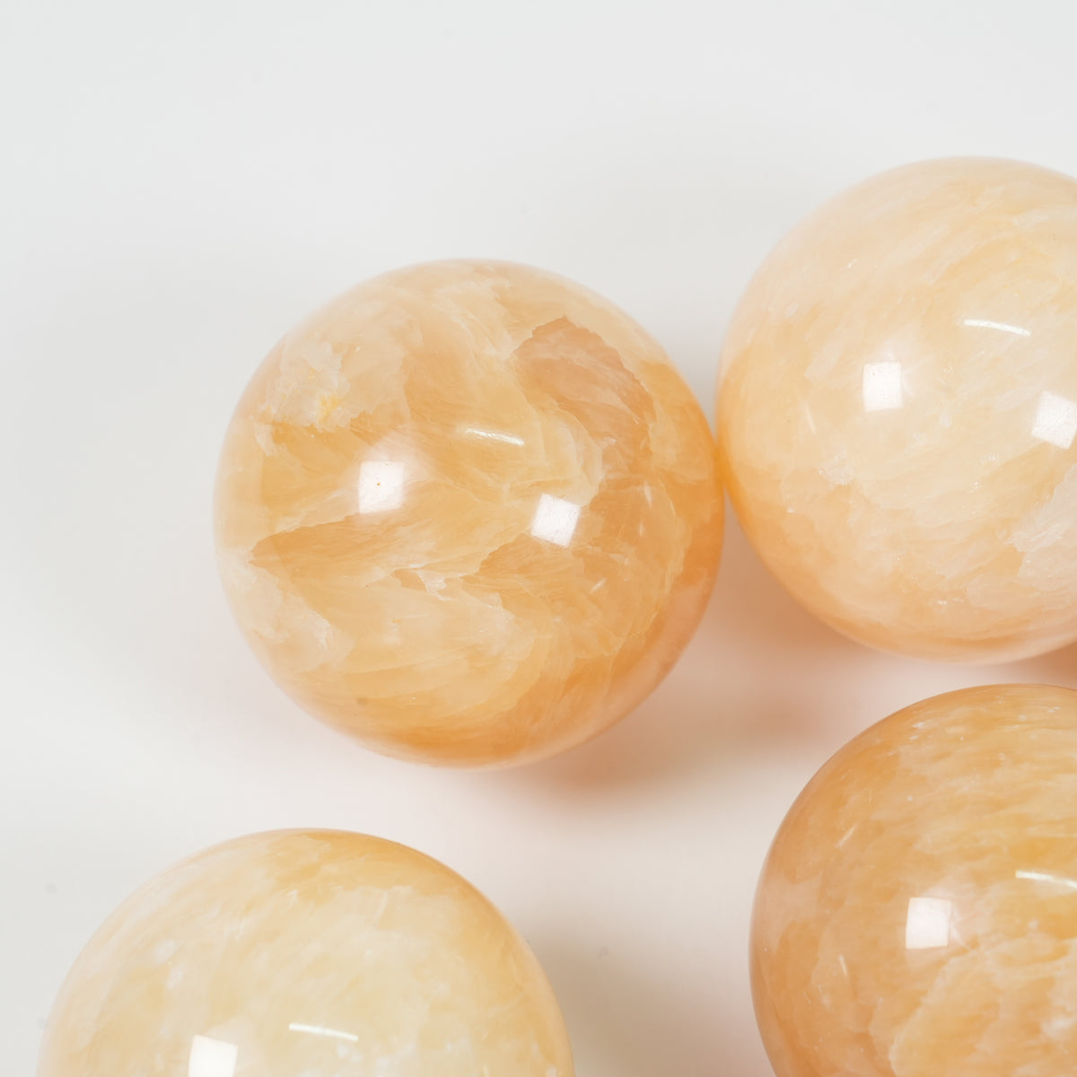 Natural Honey Calcite Sphere, Polished Honey Calcite Crystal Ball, Healing Crystal Stone for Home Decor, Meditation, Reiki & Crystal Collection Gift