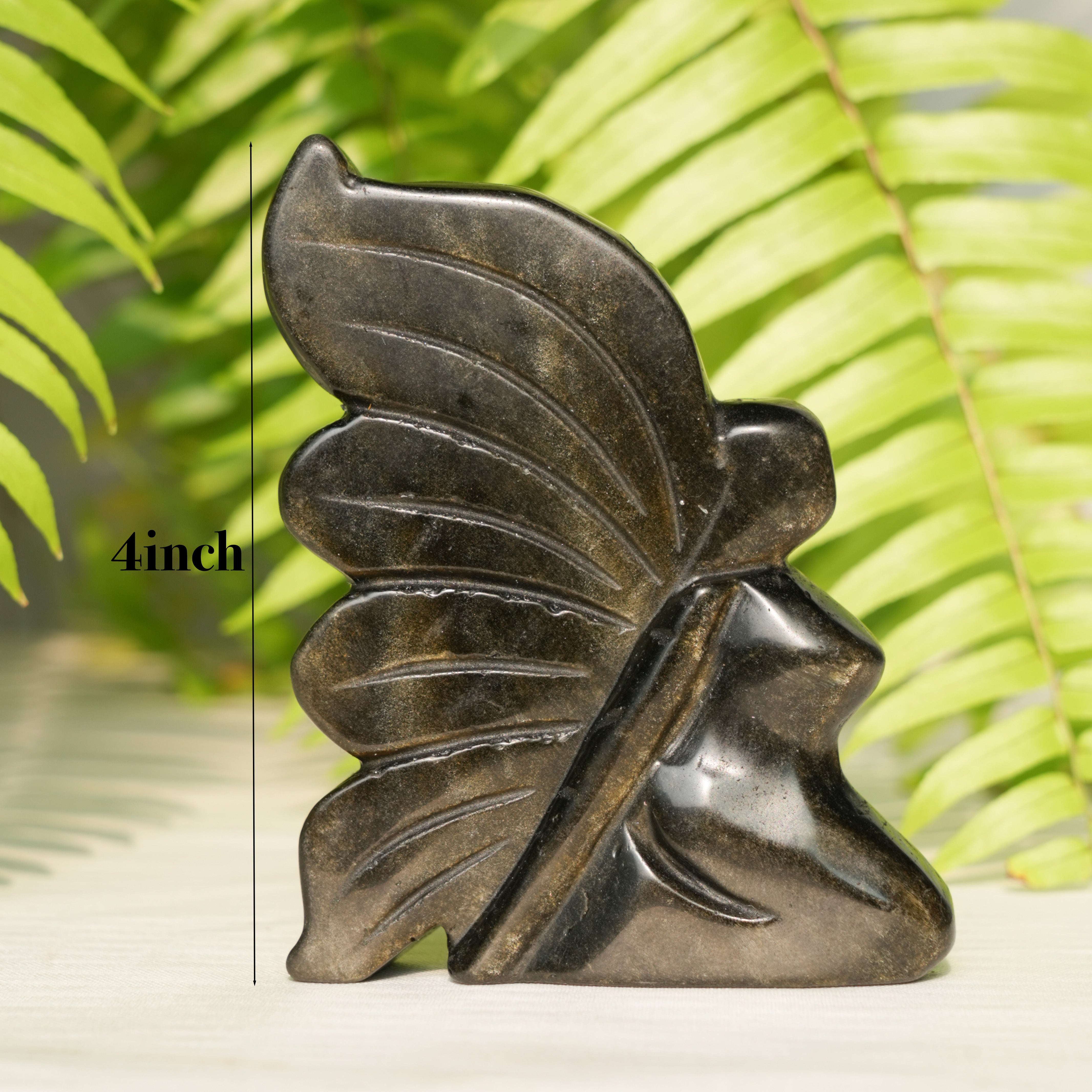 Golden Obsidian Flower Fairy