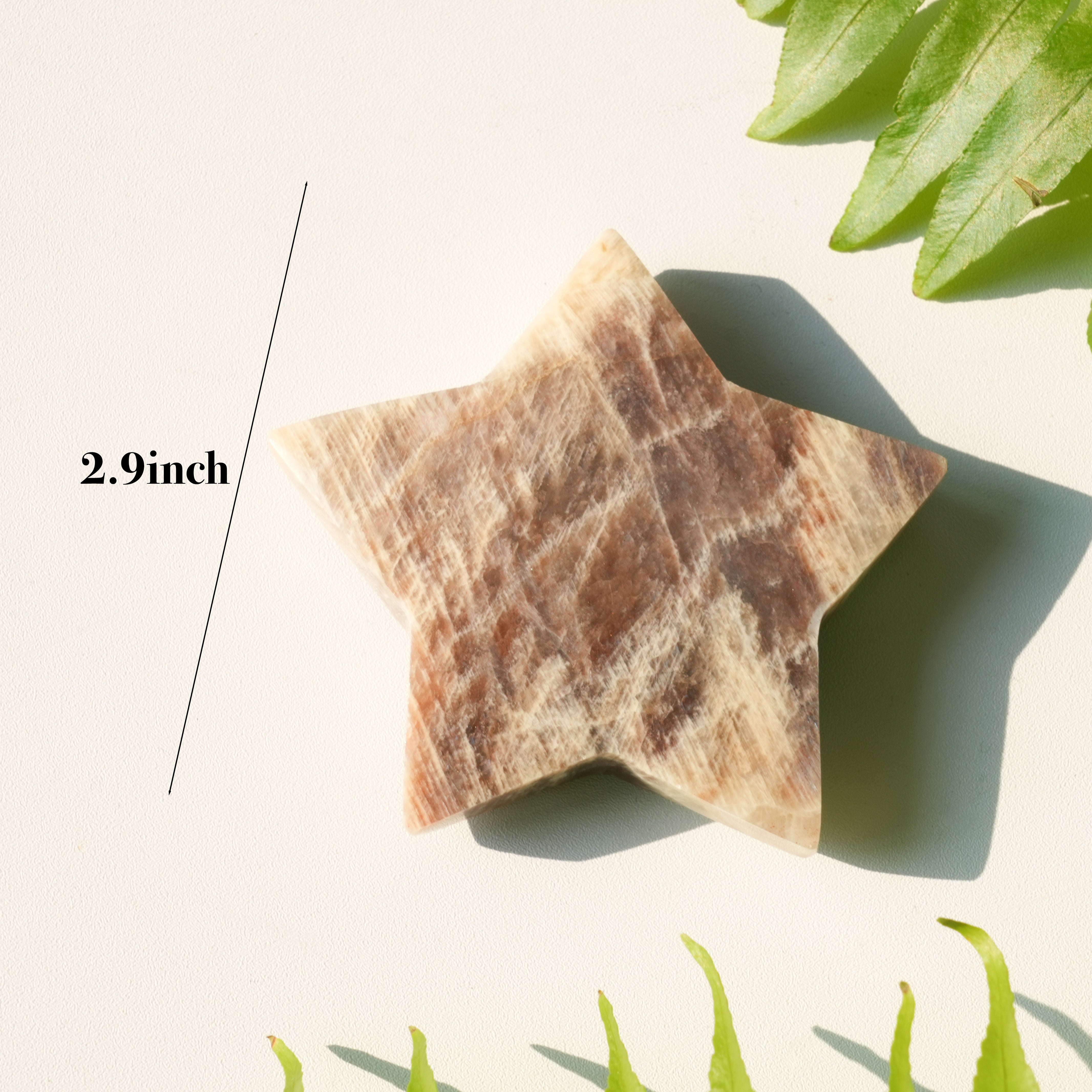 Blue Moonstone Palmstone Star