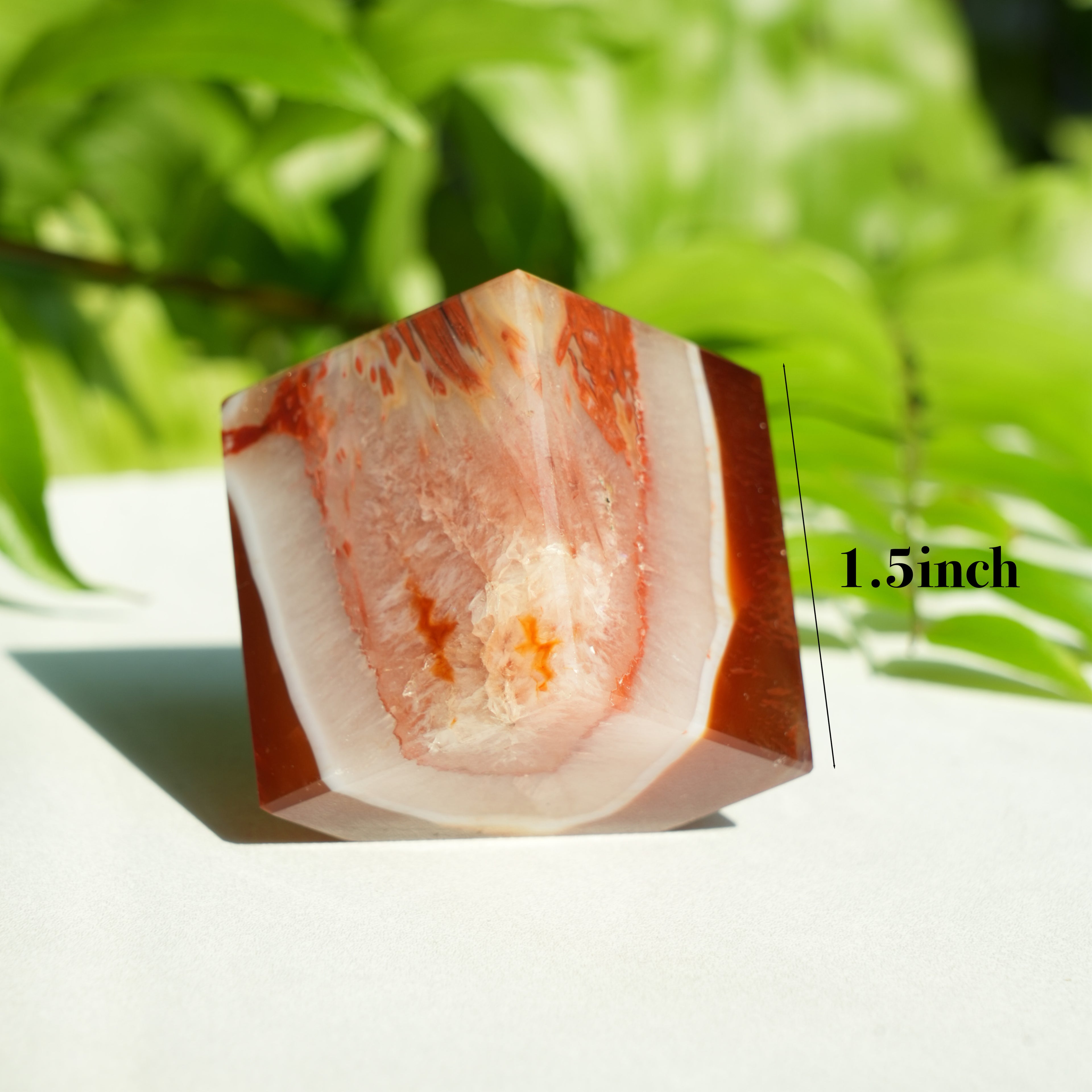 Red Sardonyx Cube