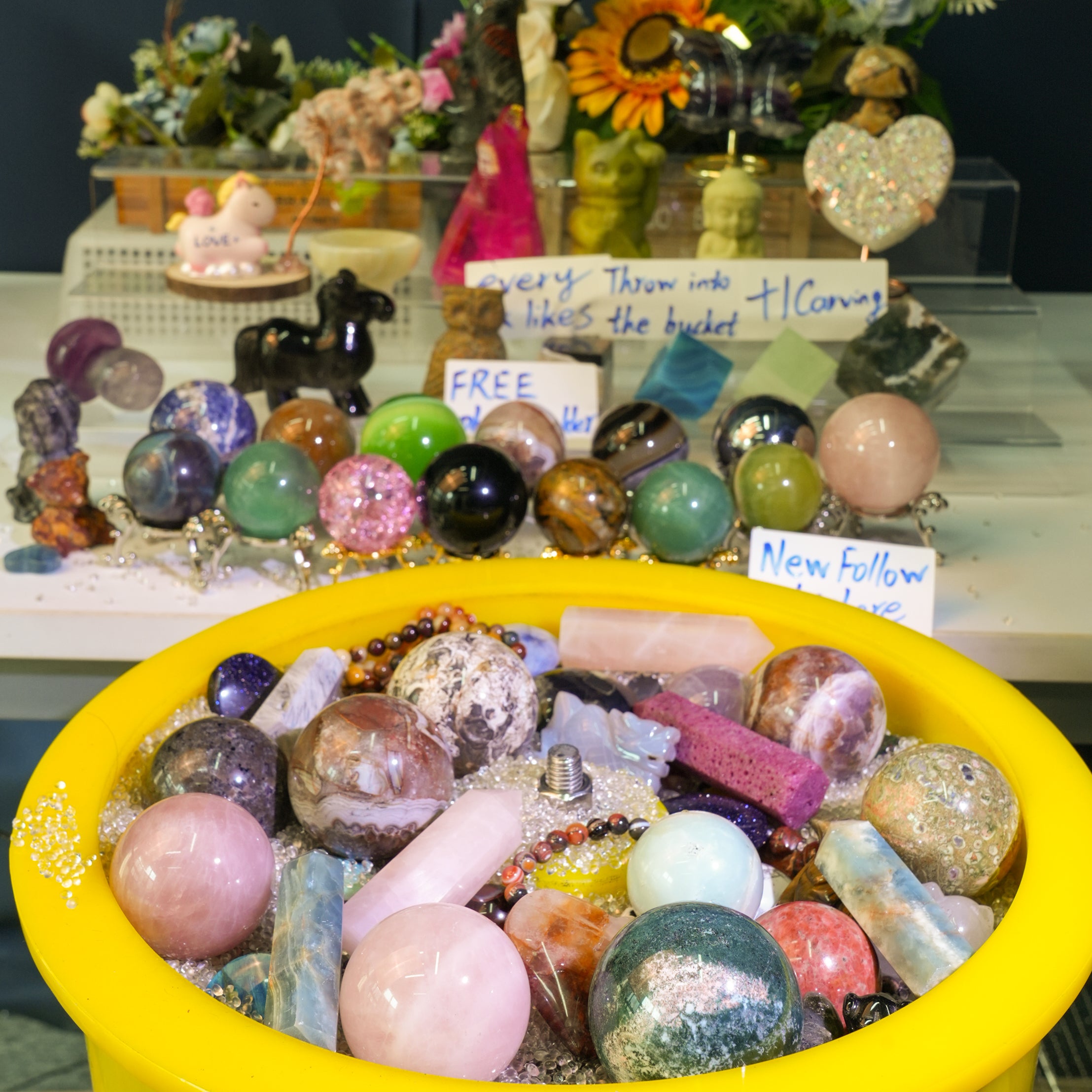 Mixed Crystal Carving Scoop （live stream）