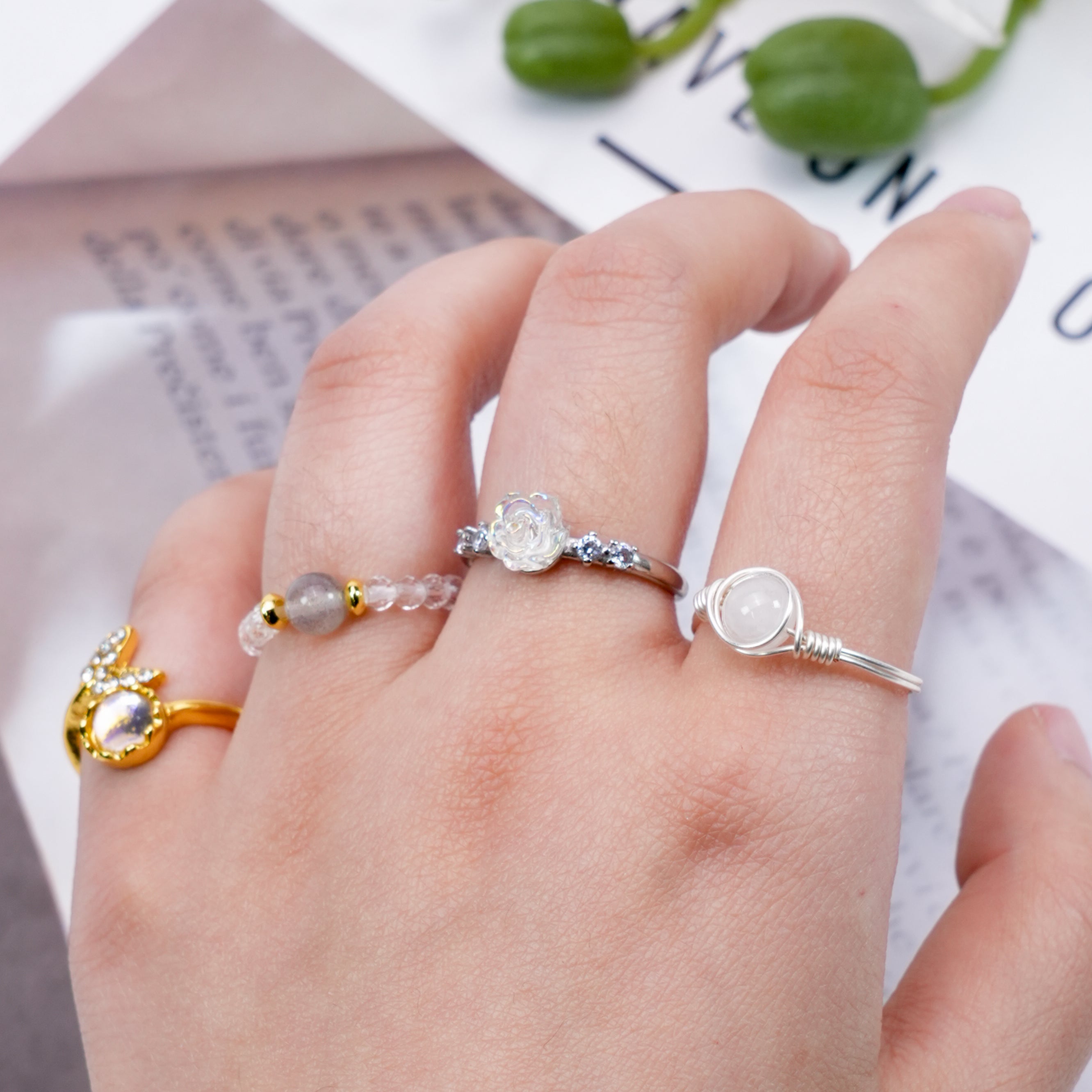 Crystal Rings Confetti