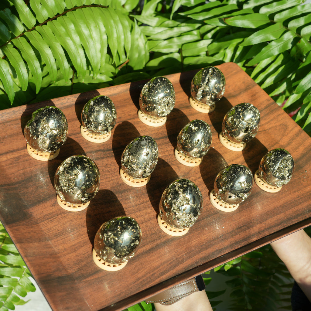 Pyrite Egg
