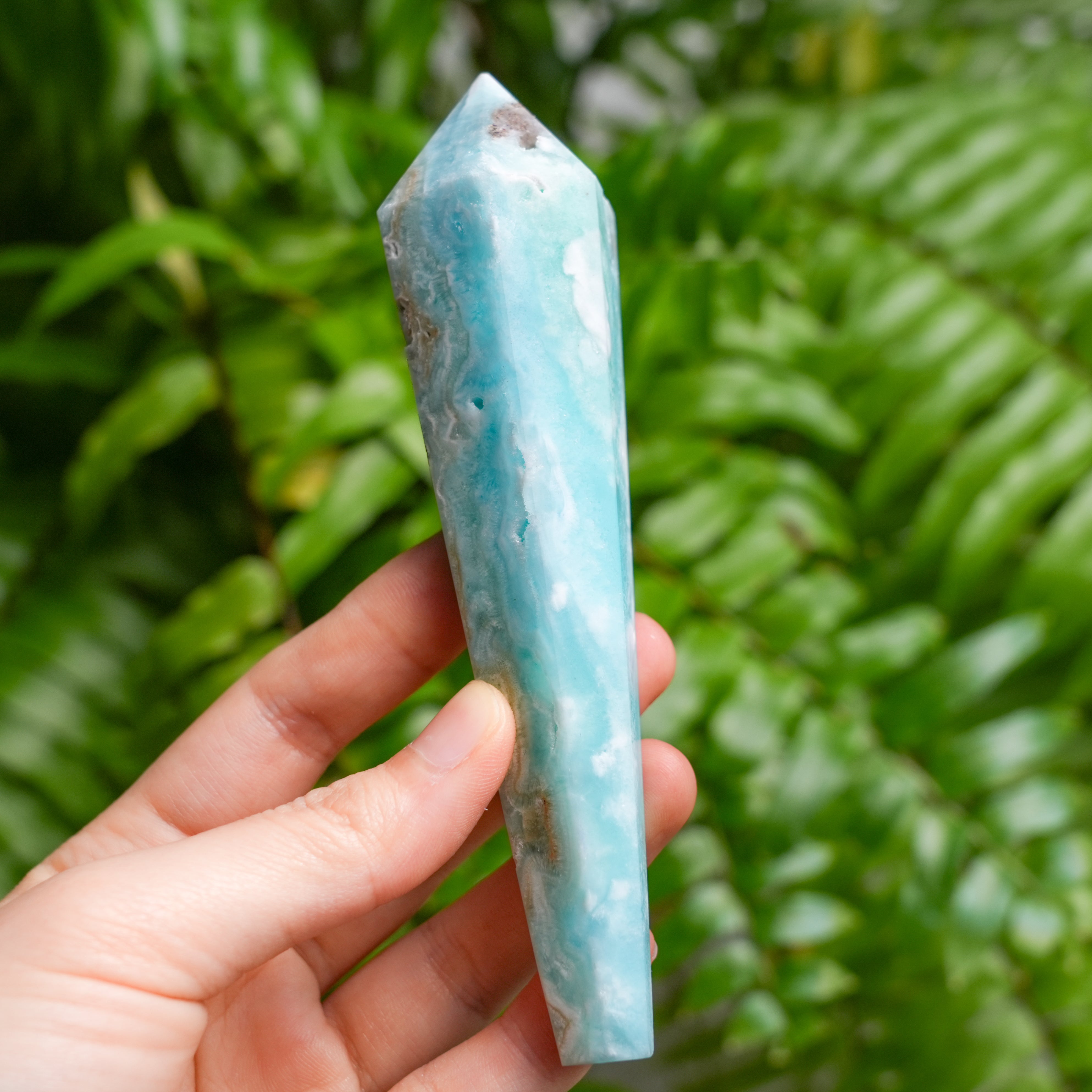 Hemimorphite Wand