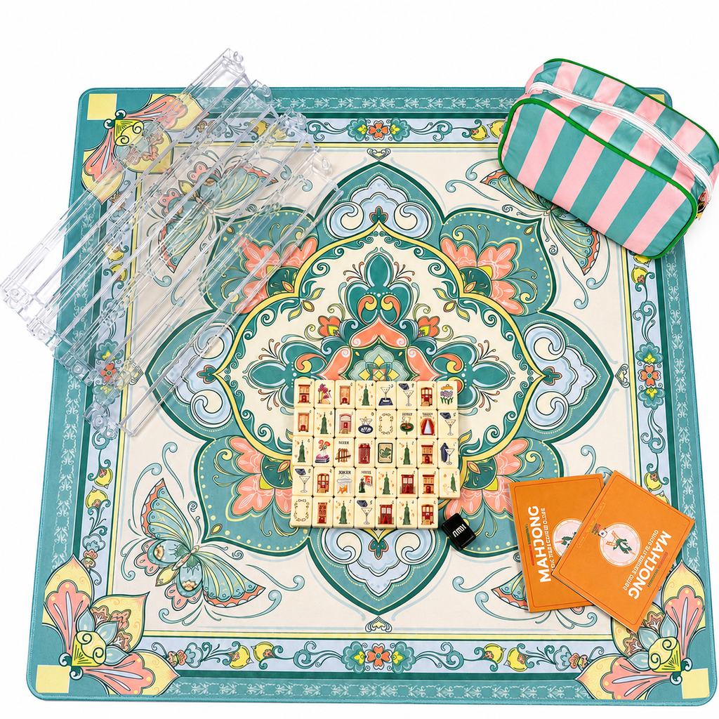 Verdant Chinoiserie Mahjong Set