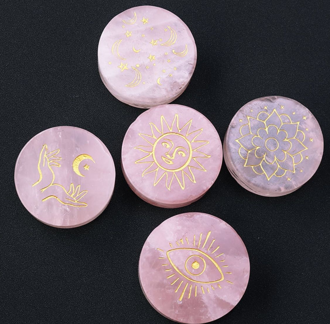 Rose Quartz Meditation Stone