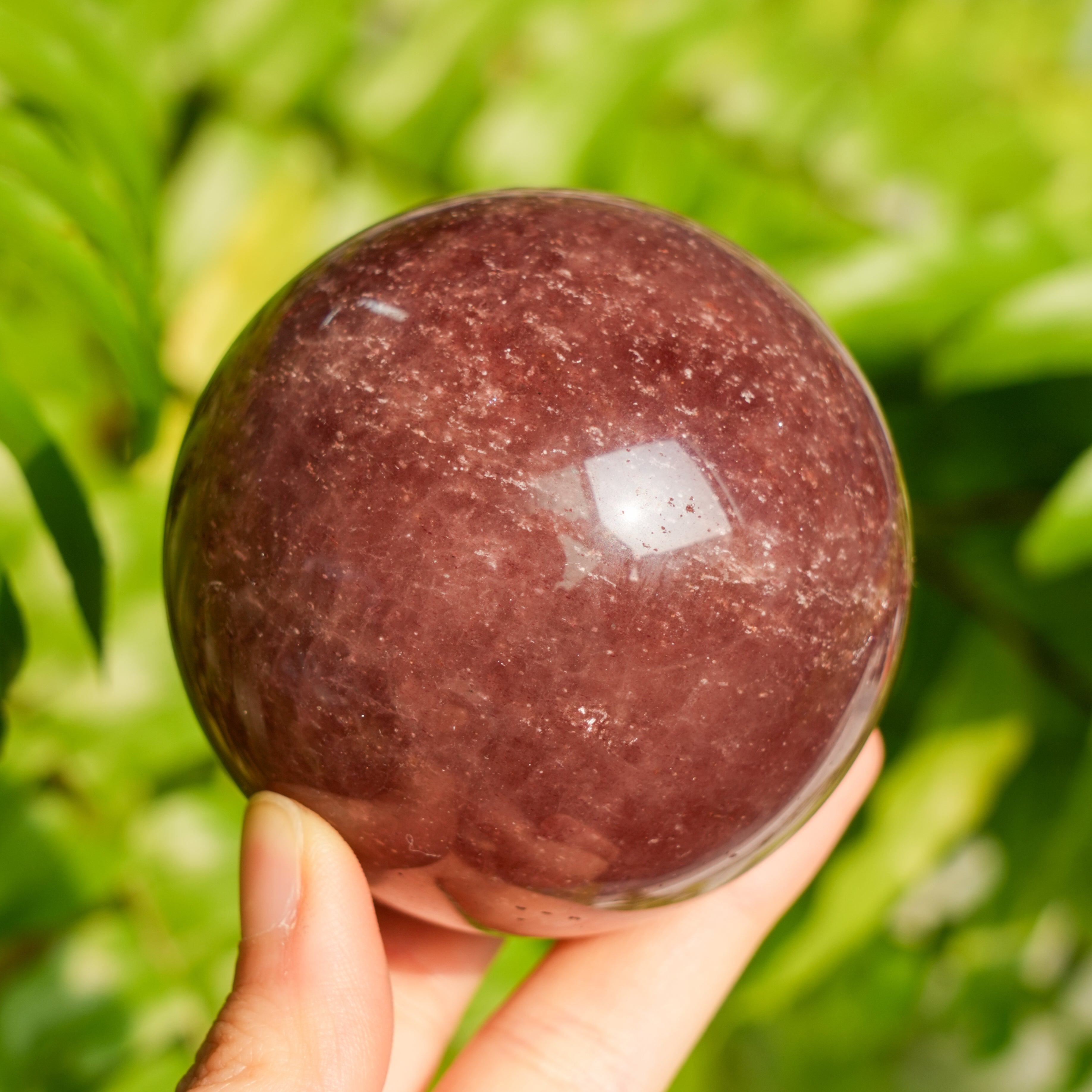 Strawberry Quartz Sphere