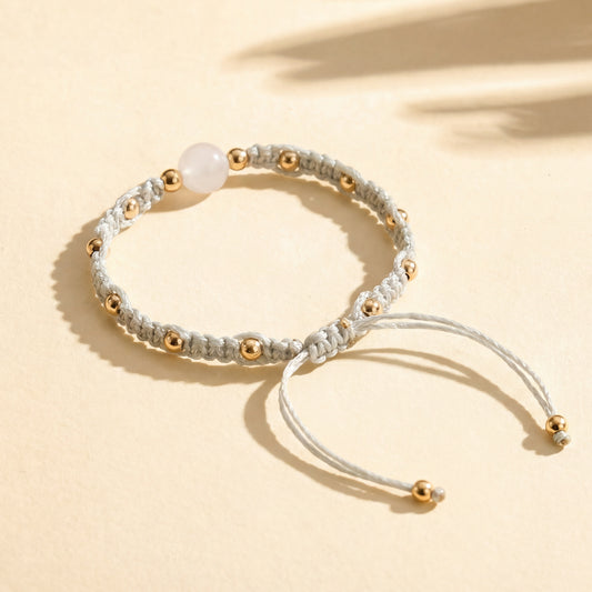 Clear Quartz Wristband Bracelet