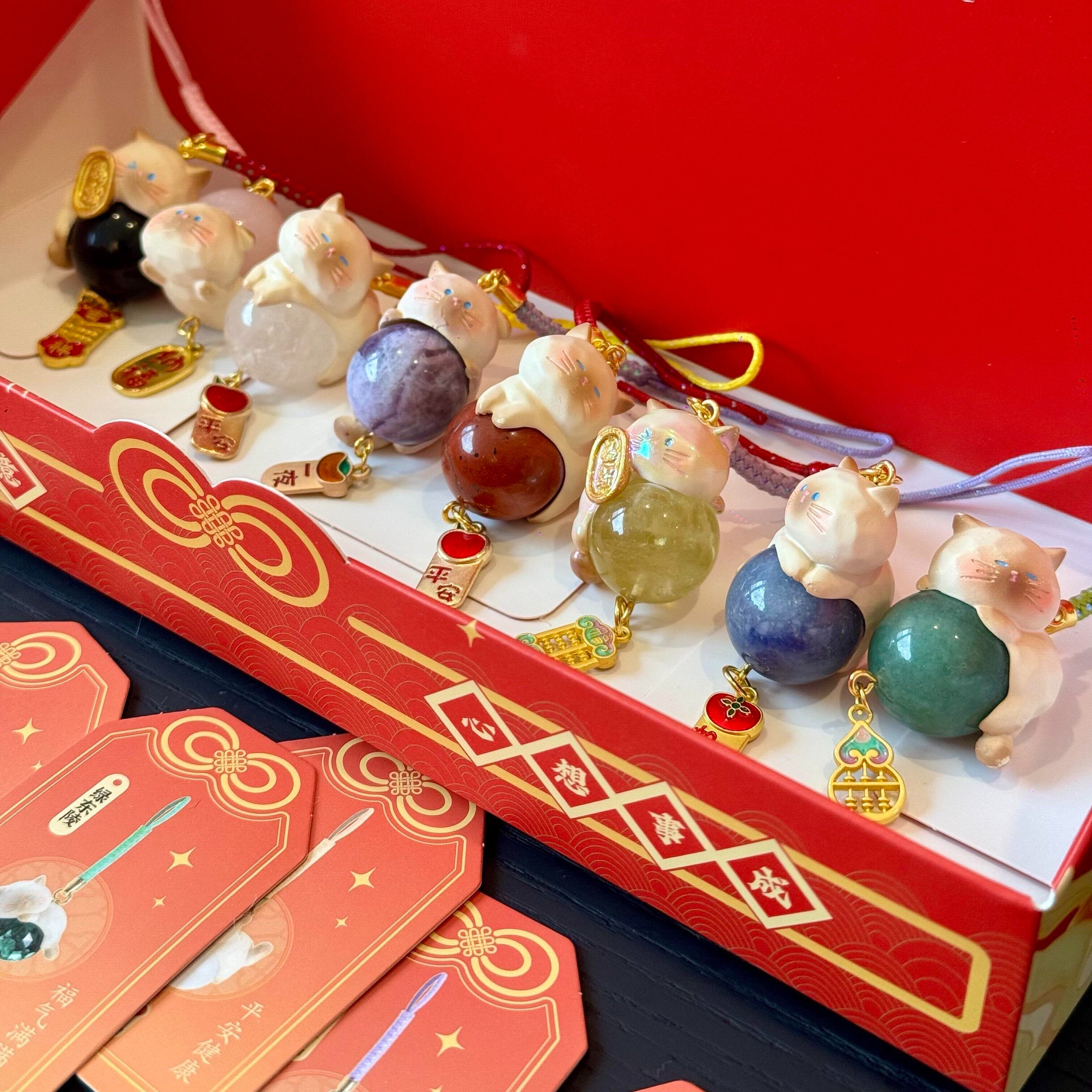 Mystery Cat Keychain  Box
