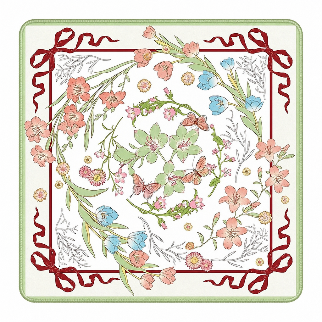 Butterfly garden MAhjong Mat