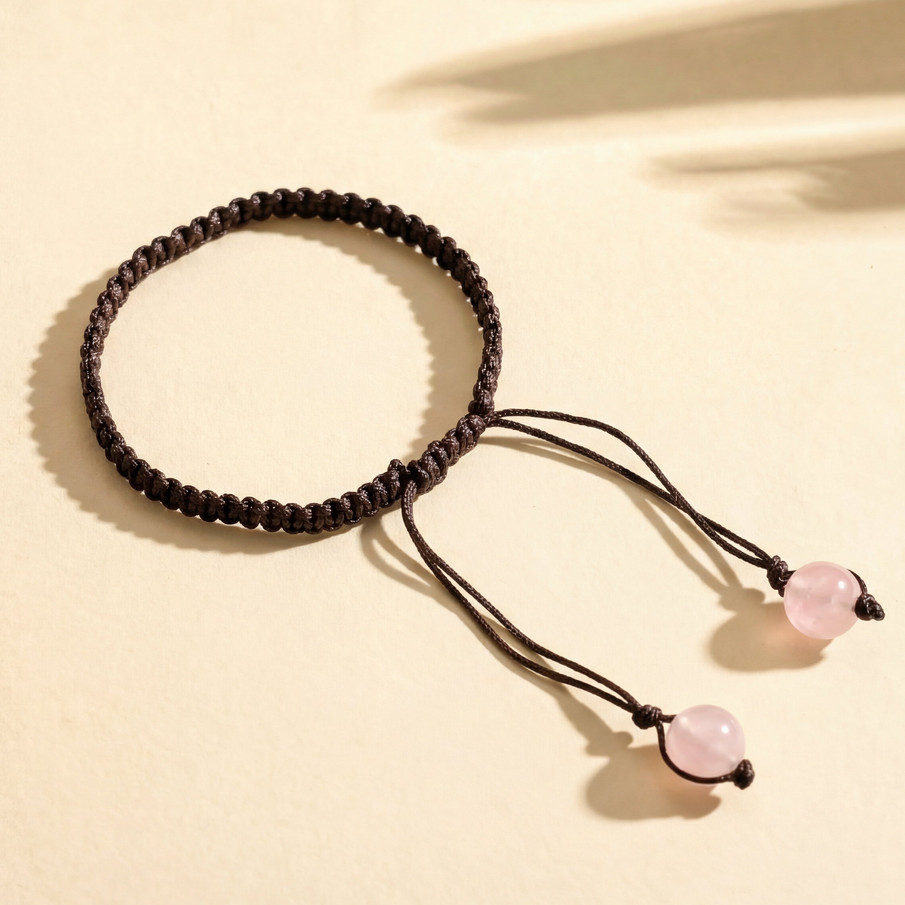 Rose Quartz Wristband Bracelet