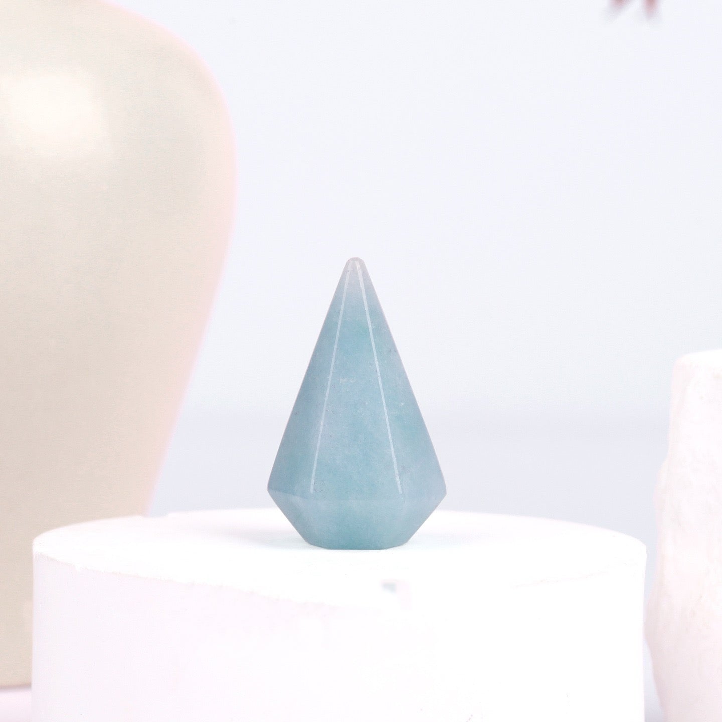 Aquamarine Hexagonal Pyramid