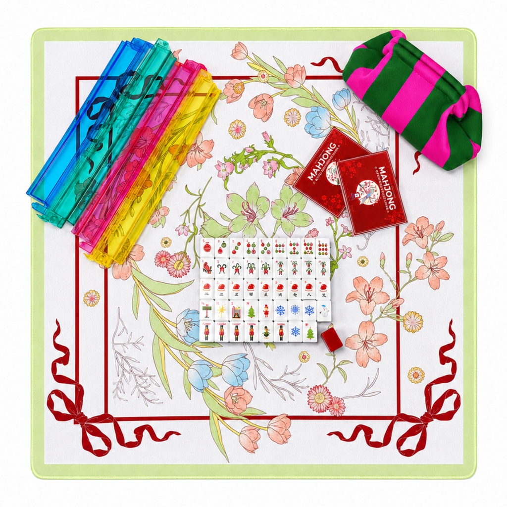Festive Bloom Mahjong Set