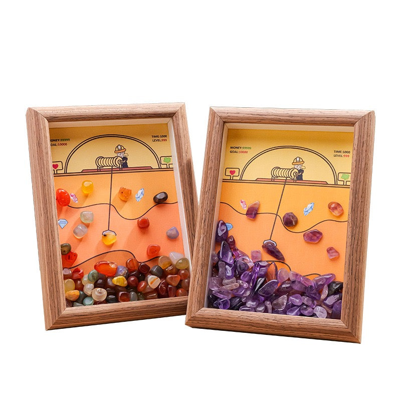 Natural Crystal Gravel Photo Frame Ornament