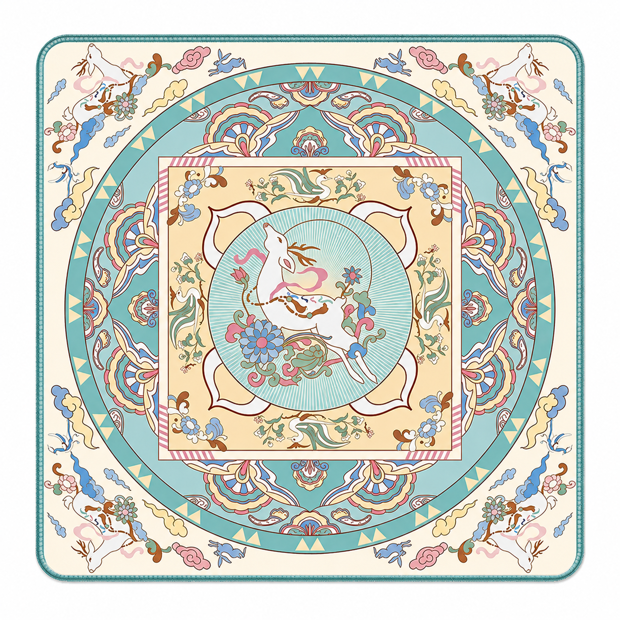 Cloud Deer Mahjong Mat
