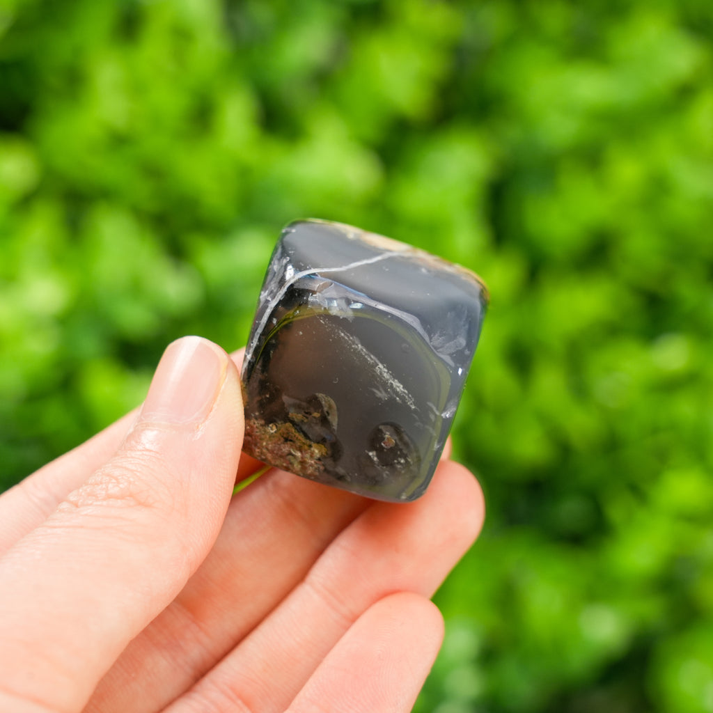 Volcano Agate Small Cube | Natural Crystal Cube for Grounding & Home Decor
