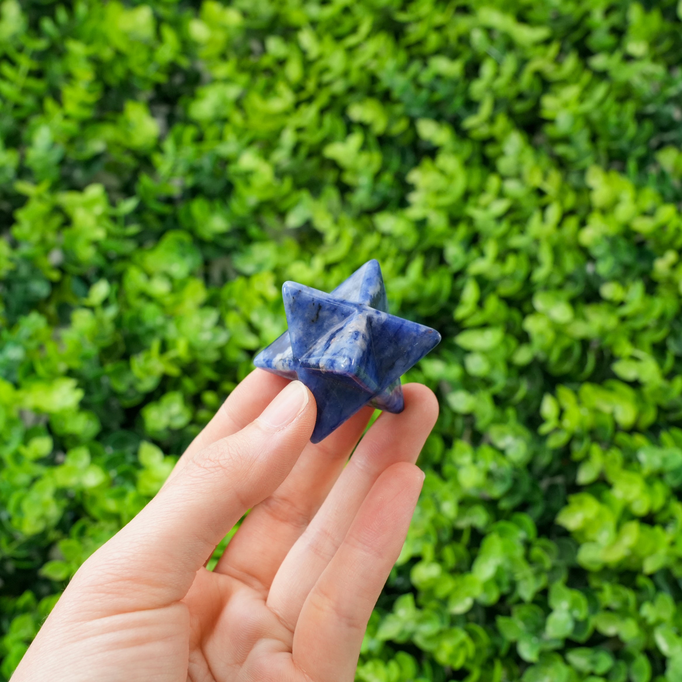 Natural Blue Aventurine Kaba Pendant Healing Crystal Jewelry