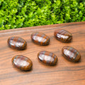 Iron tiger eye  palm stone