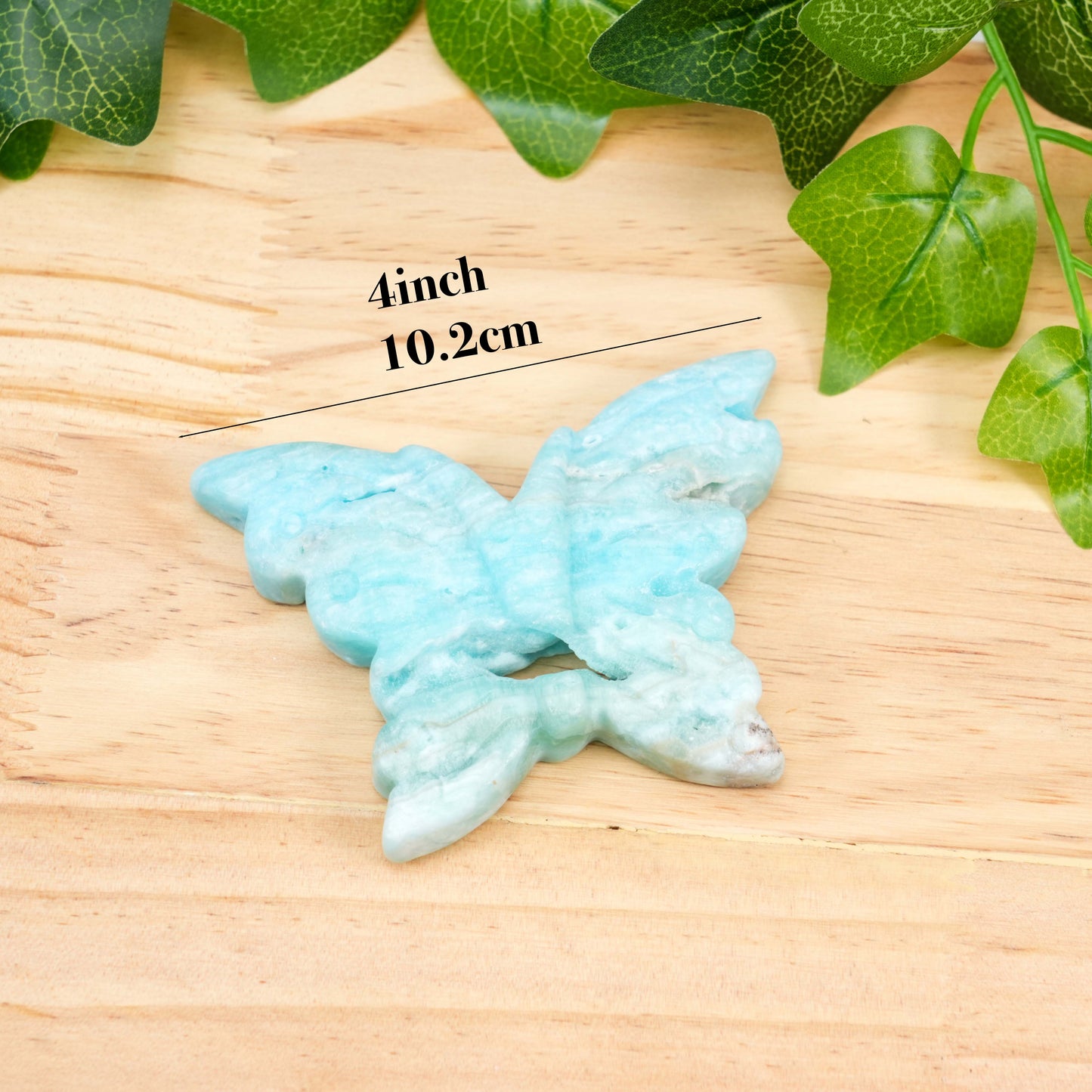 Hemimorphite Butterfly Carving | Natural Blue Hemimorphite Crystal
