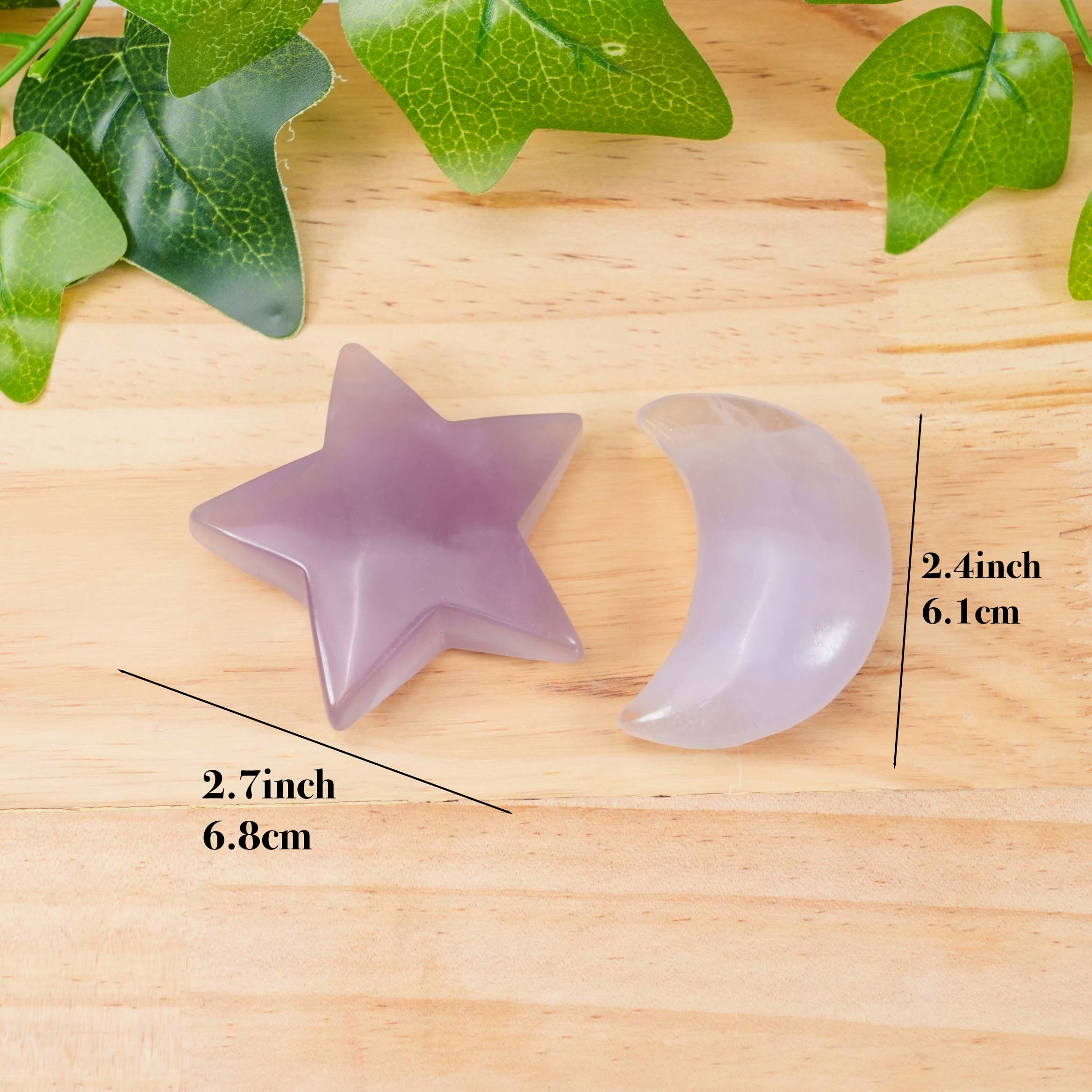 Mixed Crystal Star and Moon