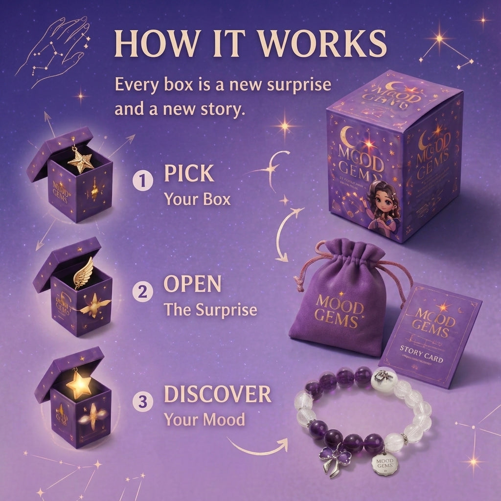 LIMITED TIME BOGO FREE ：Crystal Bracelet Blind Box