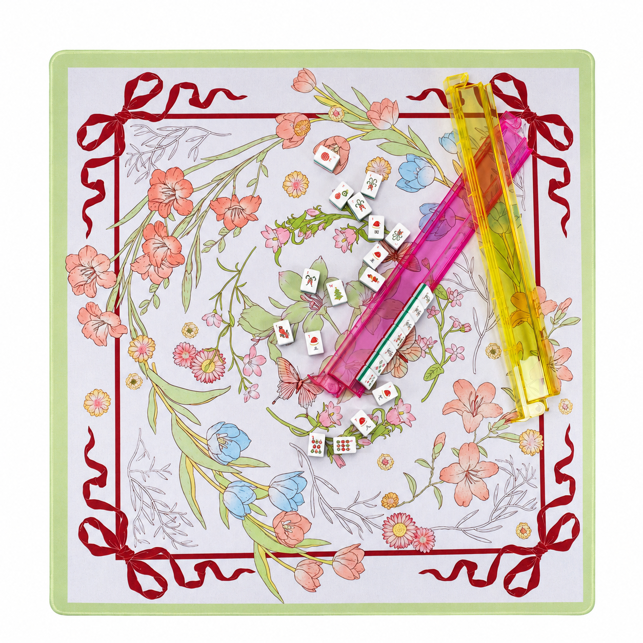 Festive Bloom Mahjong Set