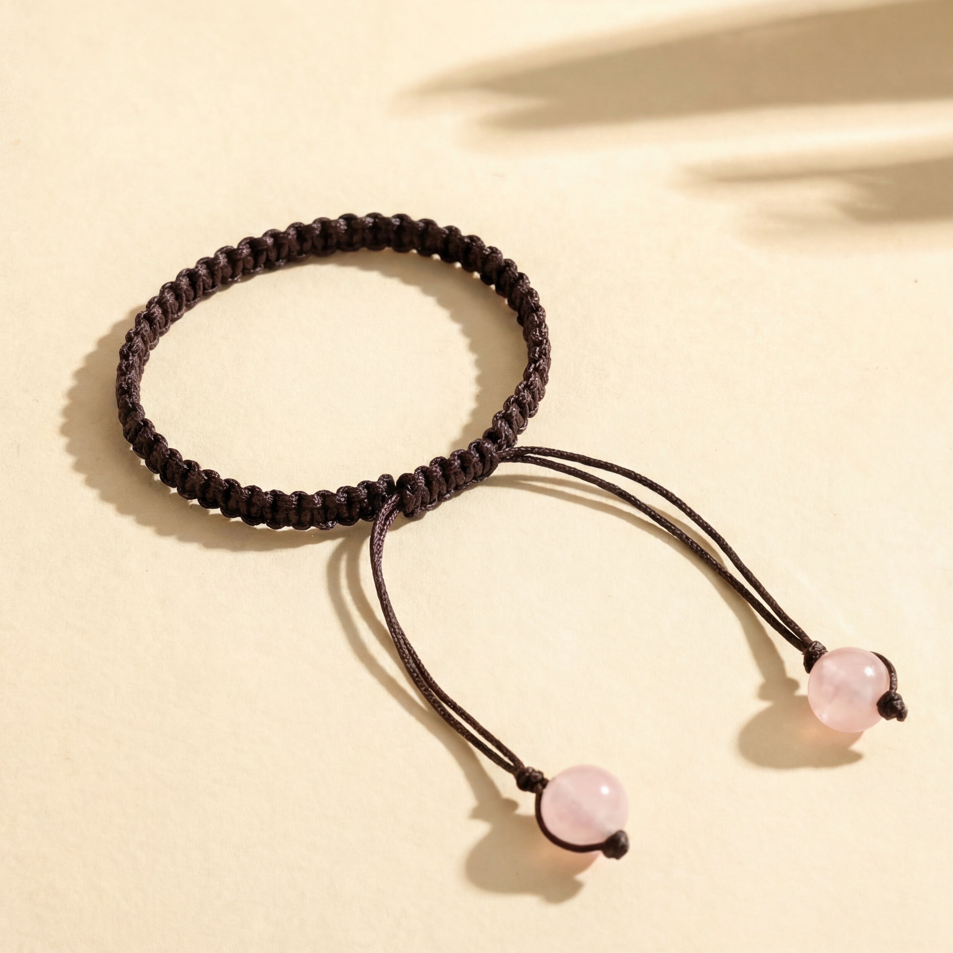 Rose Quartz Wristband Bracelet