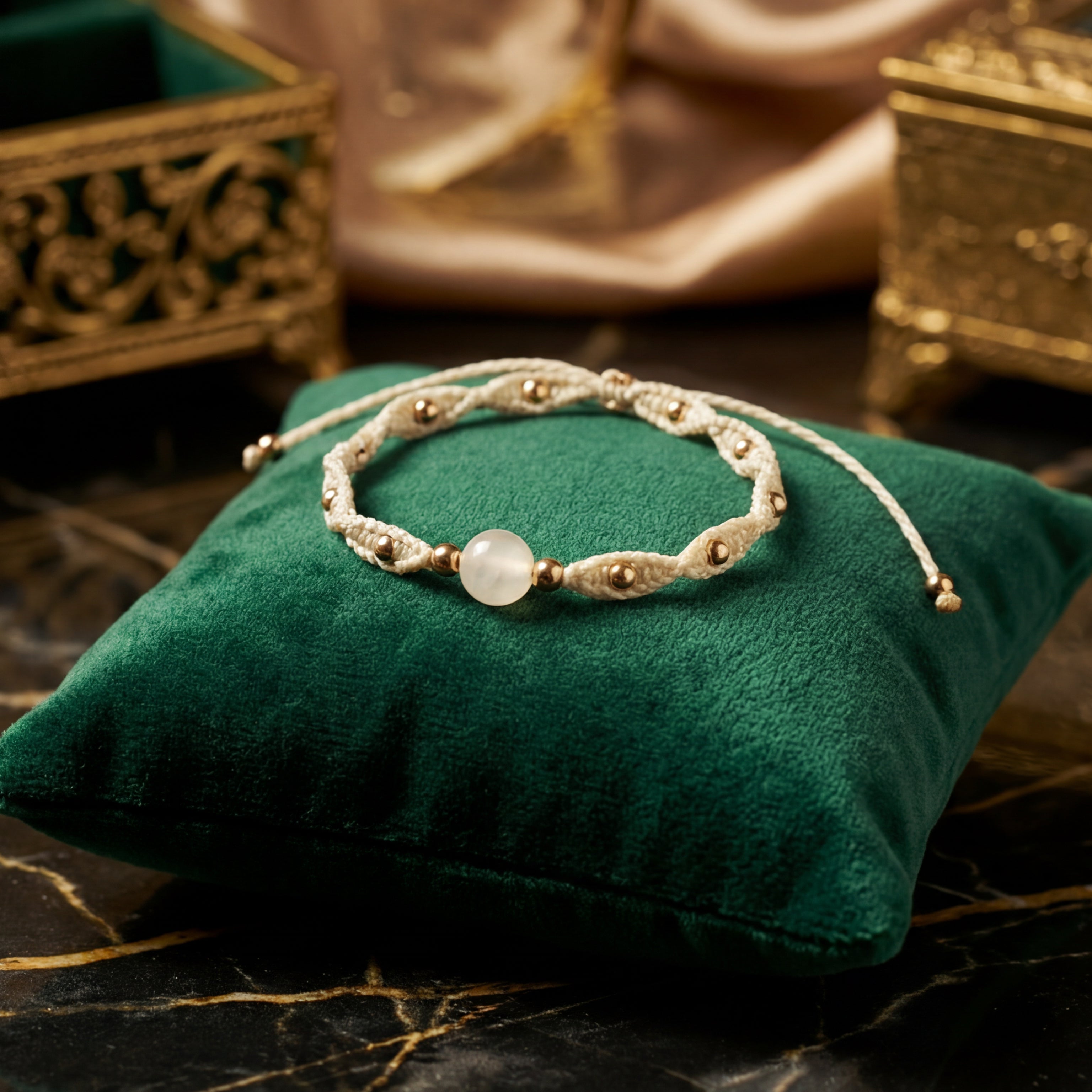 Clear Quartz Wristband Bracelet