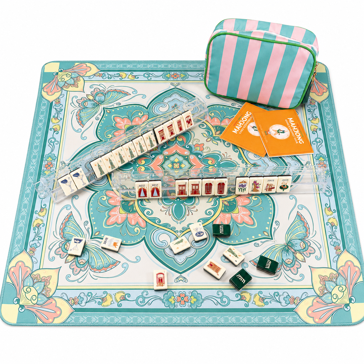 Verdant Chinoiserie Mahjong Set