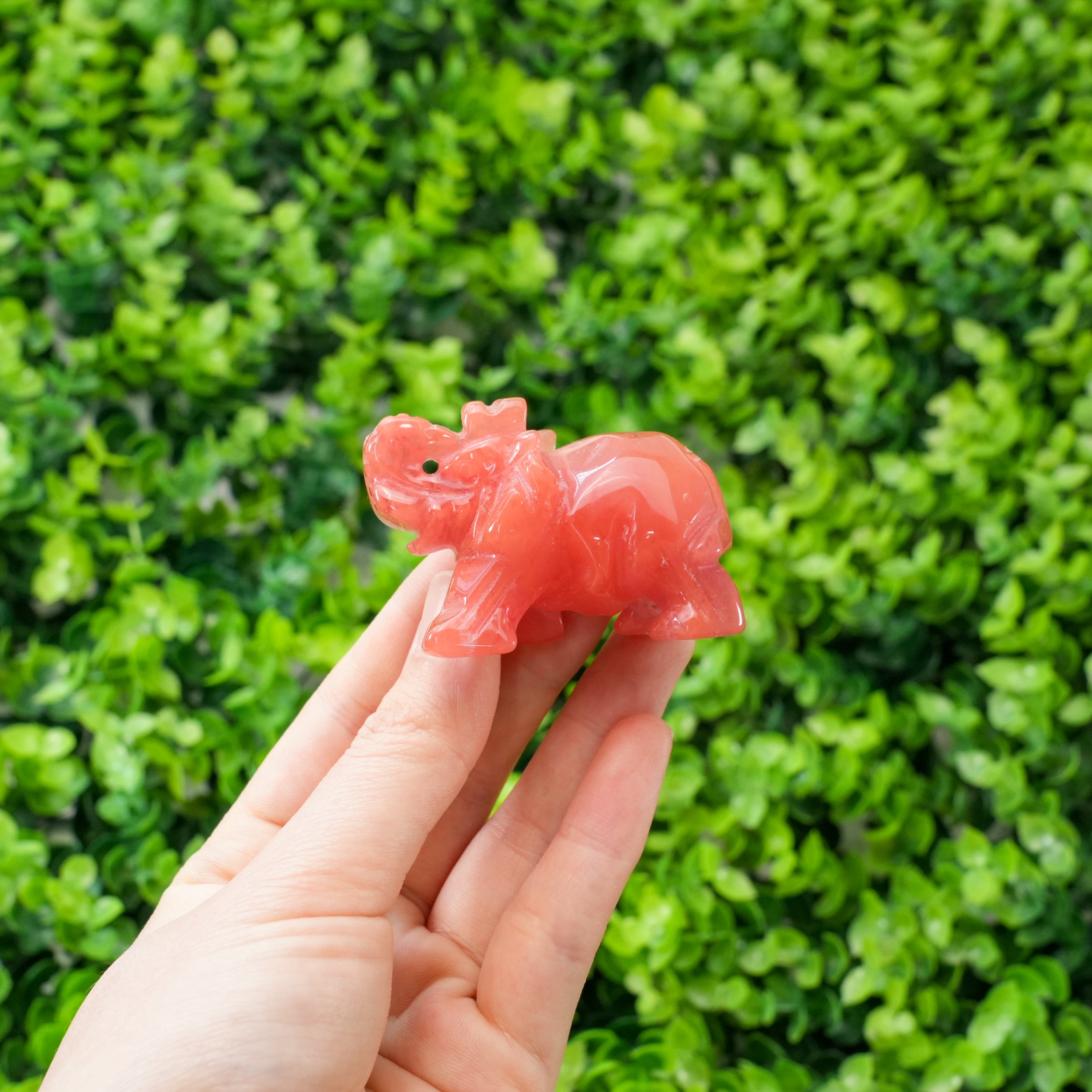 Mixed Crystal Elephant Carving – Lucky Charm for Prosperity & Protection