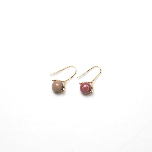 Custom Rhodochrosite Earrings