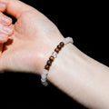 Rose Quartz & Tiger Eye Stone Handmade Bracelet