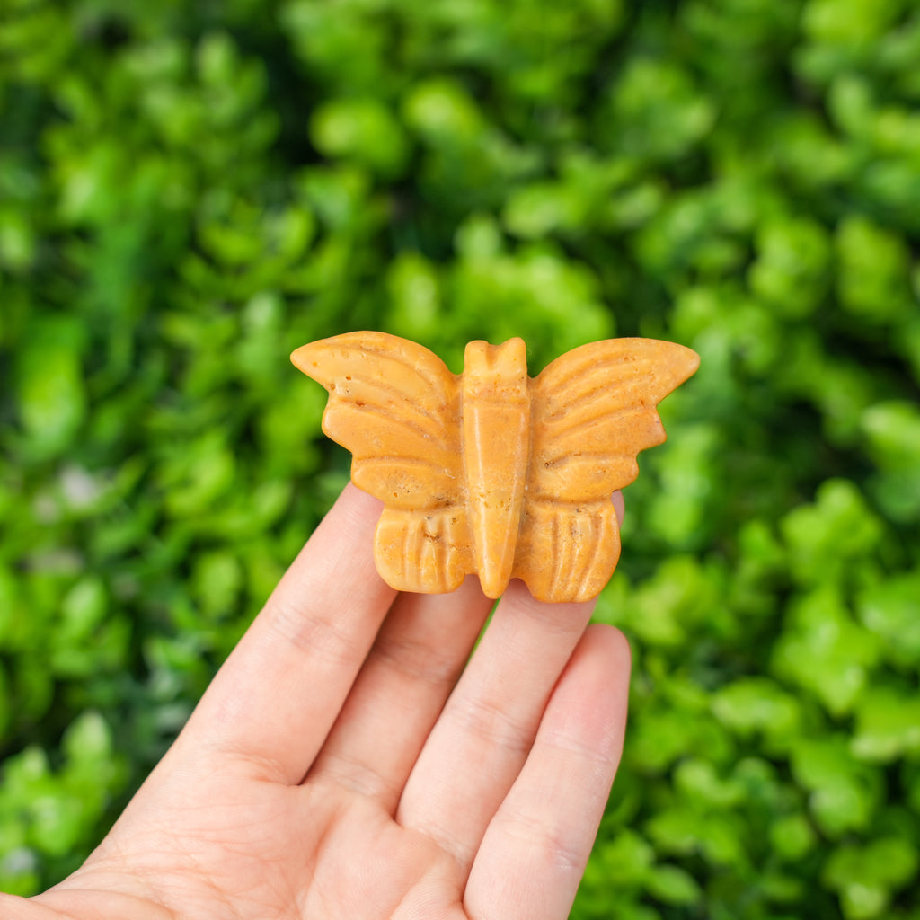 Butterfly Carvings | Hand-Carved Gemstone Butterflies for Decor & Gifts