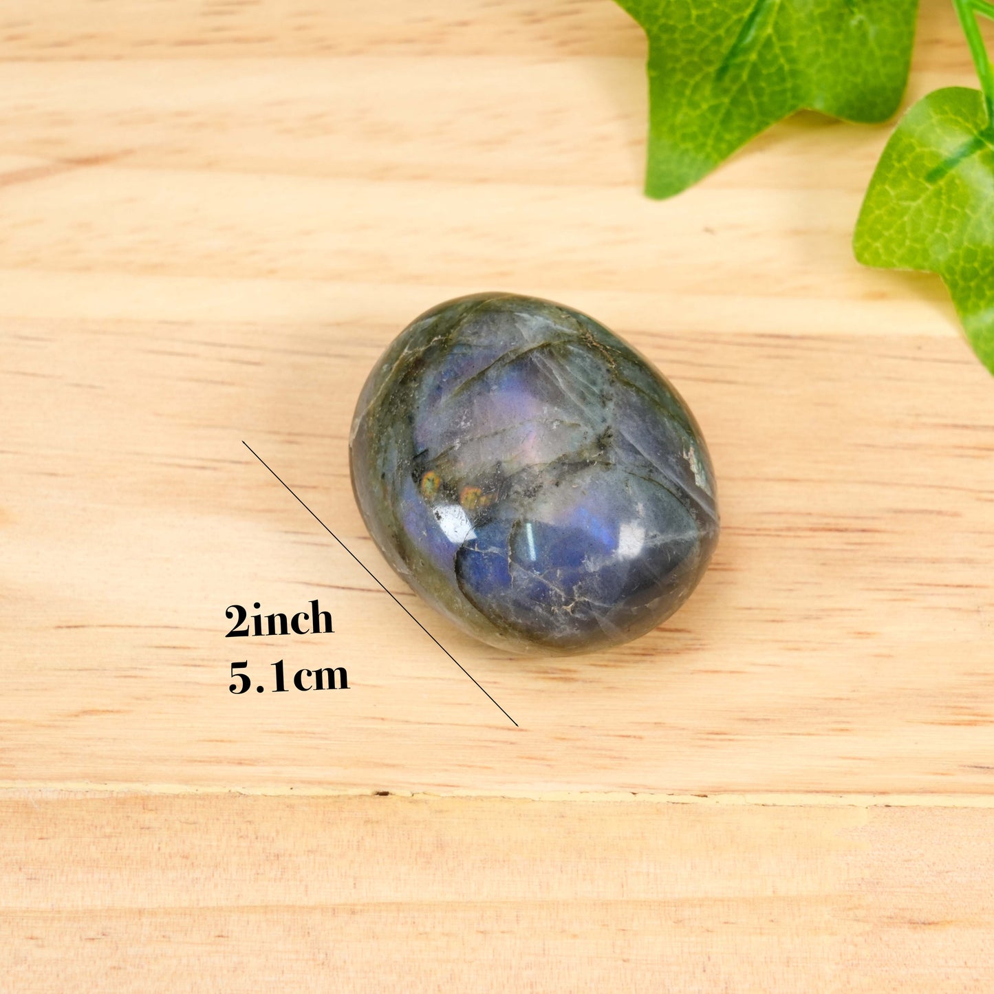 Labradorite Palm Stone | Natural Flashy Labradorite Crystal