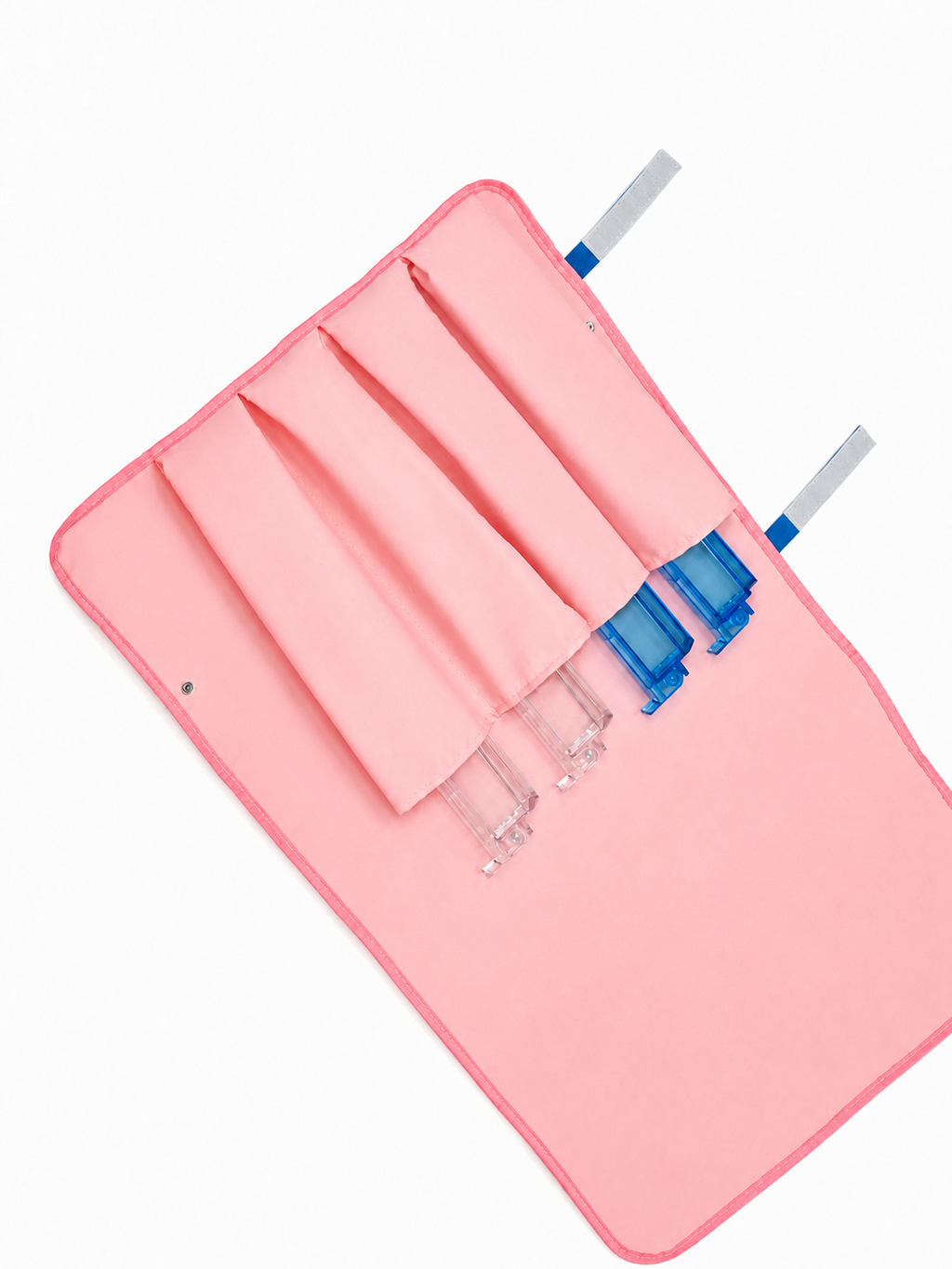 Roll-Up Mahjong Rack Storage Bag-pink