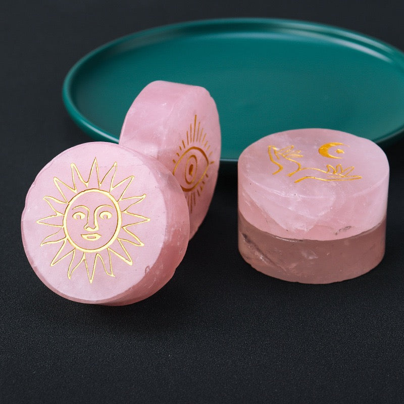 Rose Quartz Meditation Stone