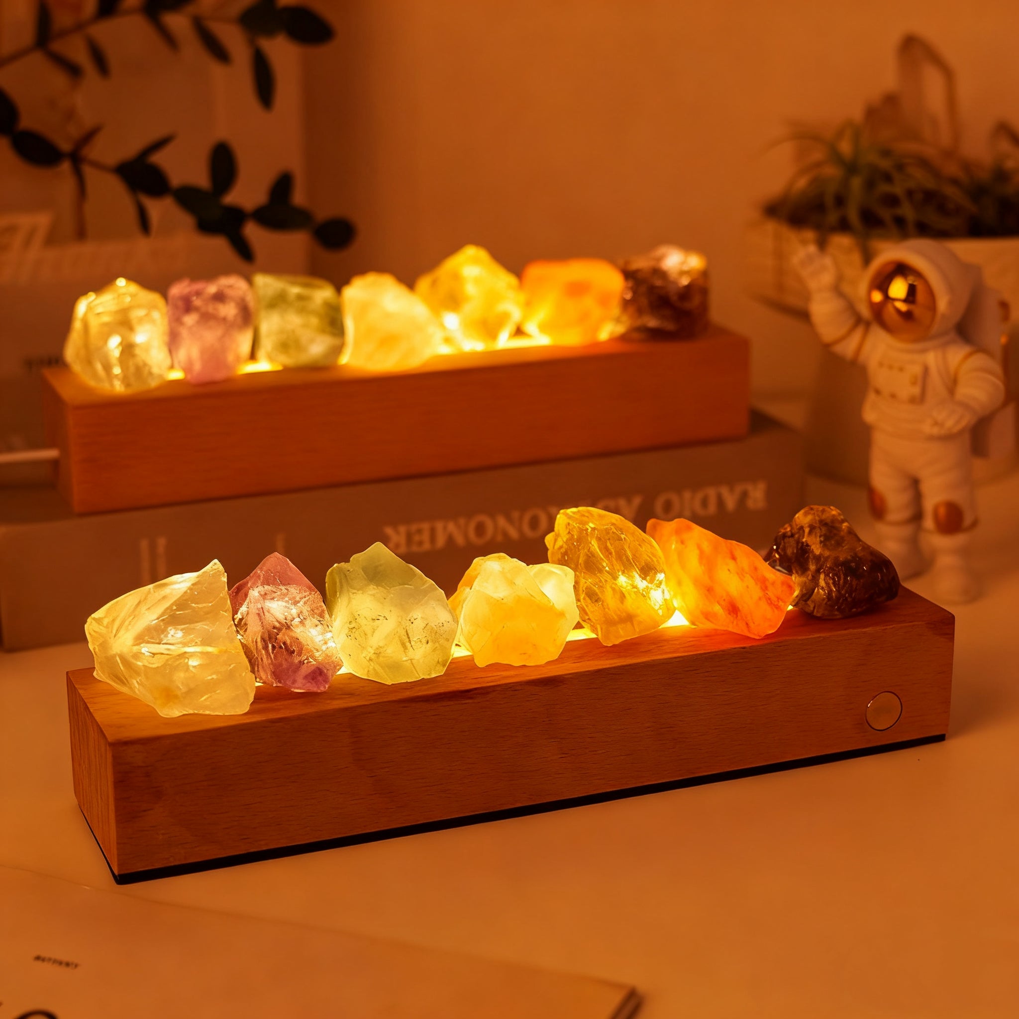 Colorful Crystal Stone Night Light