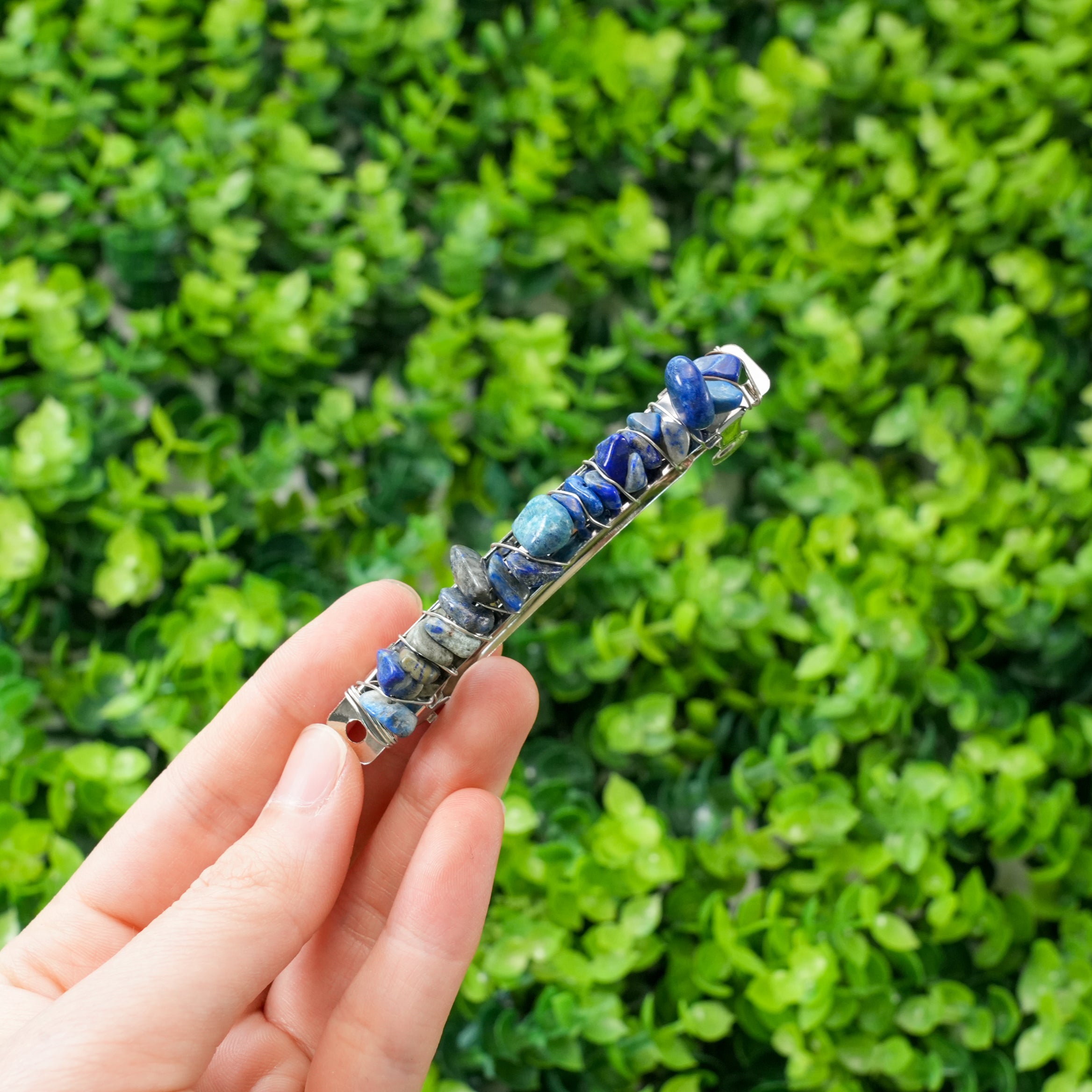 Natural Crystal Hair Clips -Healing Gemstone Hairpins, Handmade Stone Hair Barrettes for Women, Spiritual Boho Hair Accessories