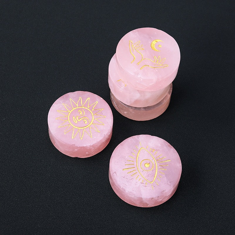 Rose Quartz Meditation Stone