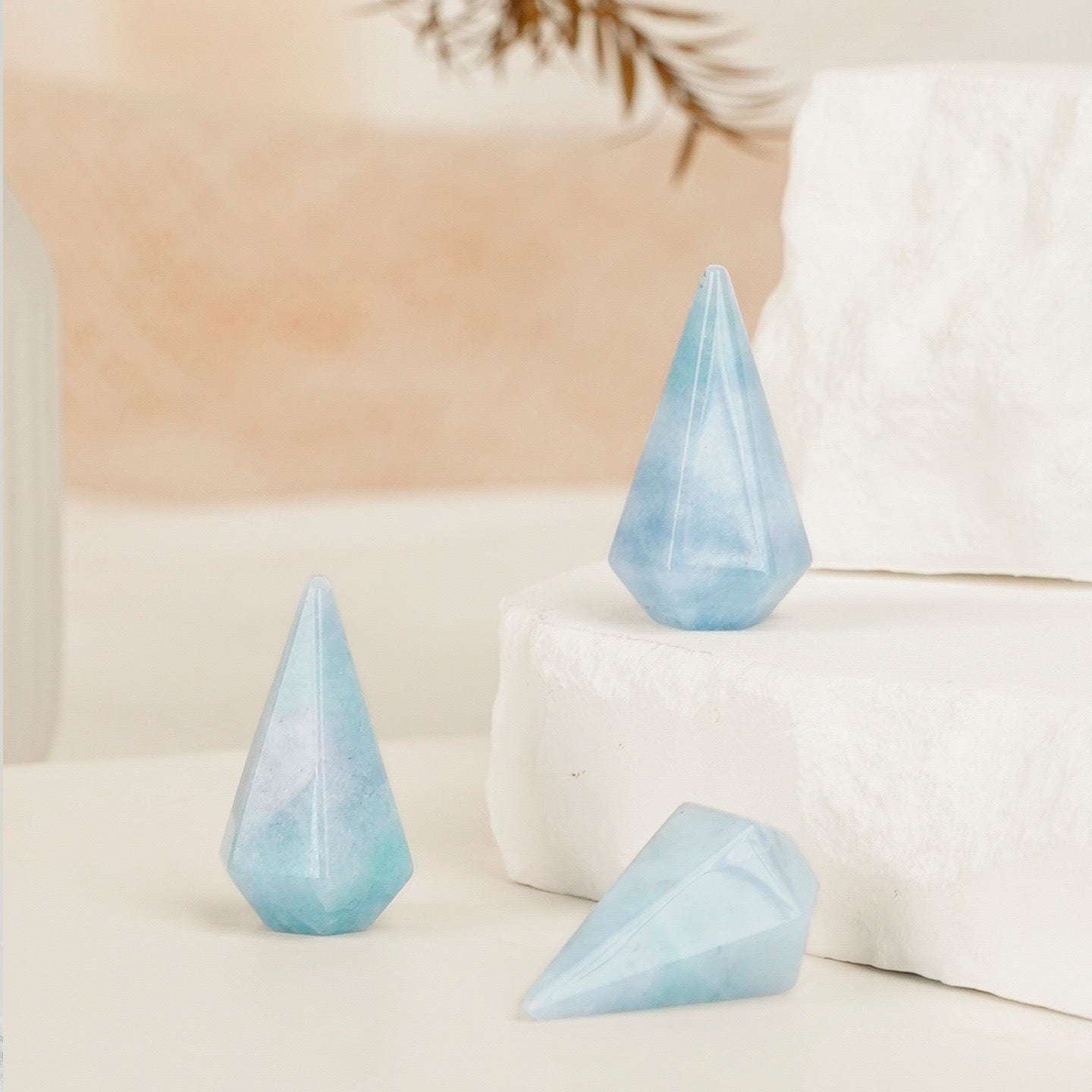 Aquamarine Hexagonal Pyramid