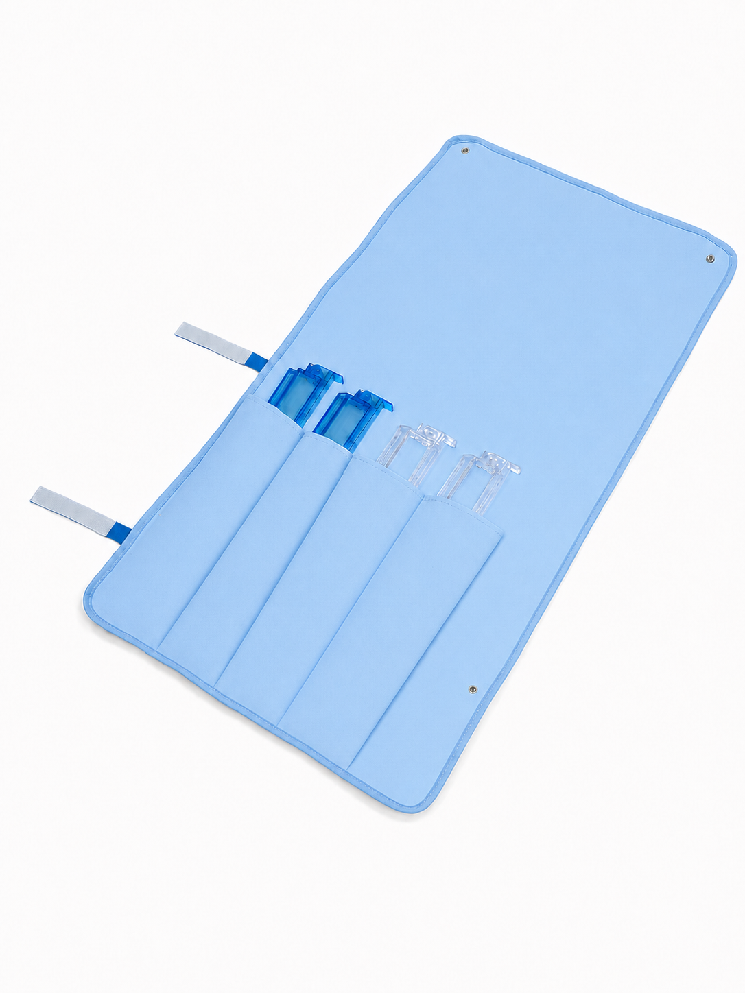 Roll-Up Mahjong Rack Storage Bag-blue
