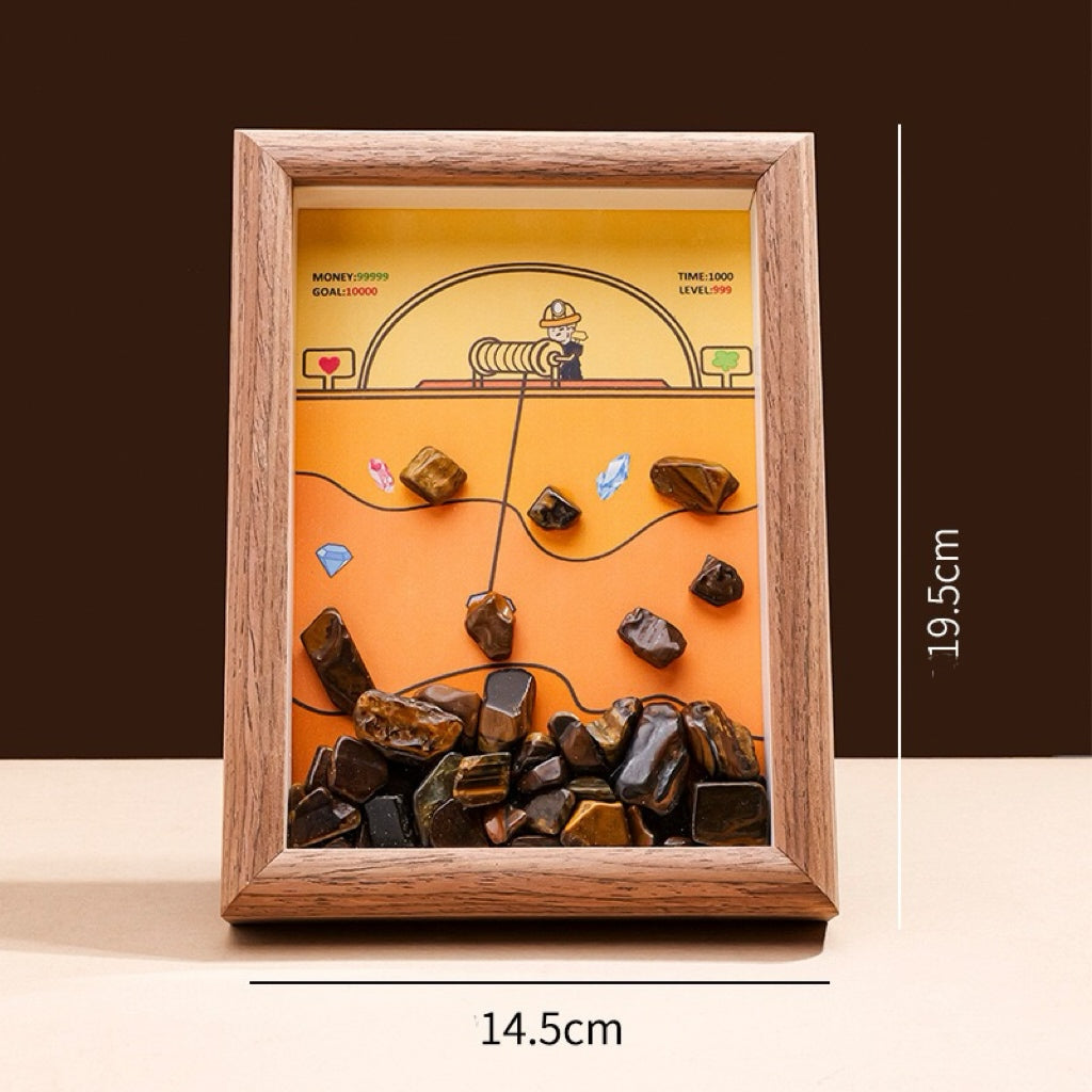 Natural Crystal Gravel Photo Frame Ornament