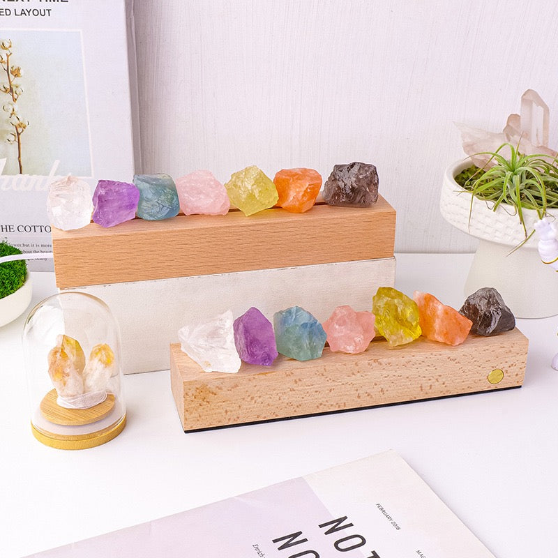 Colorful Crystal Stone Night Light