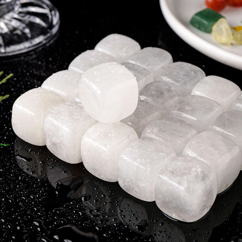 Clear Quartz Ice Cubes
