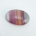 Beautiful Candy Fluorite Palmstone with Natural Patterns