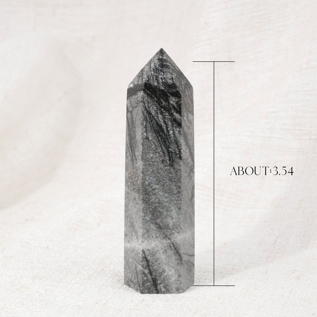 Black Net Stone Point