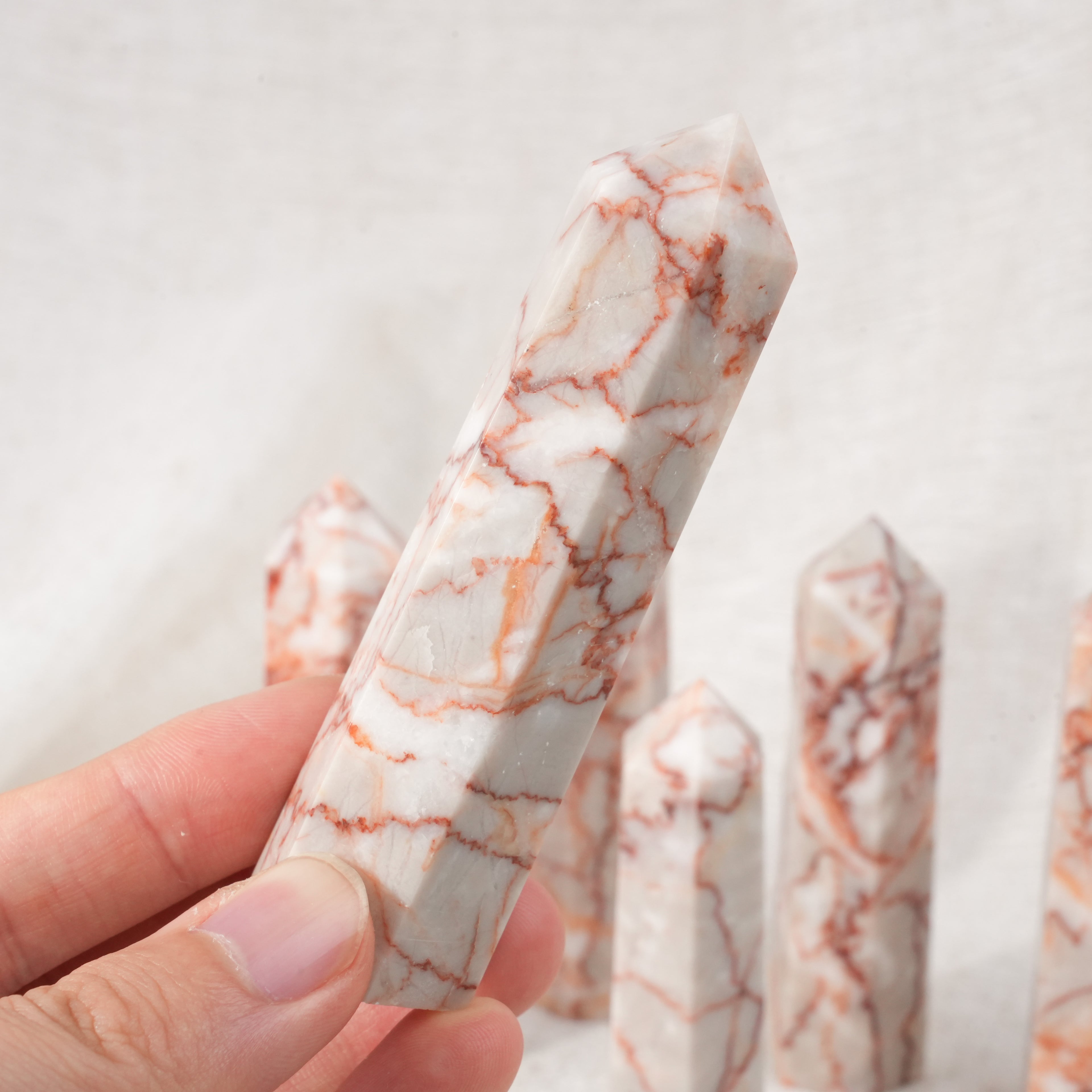 Red Net Stone Point